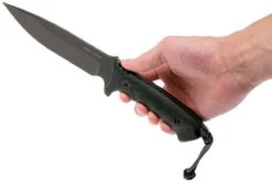 Spartan Harsey Difensa Black/Black, Black Sheath SB19BKBKNLBK -Nitecore Soldes Boutique USSB19BKBKNLBK 06 spartan blades ussb19bkbknlbk 06