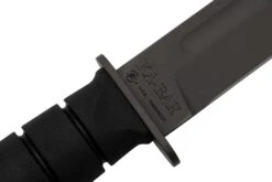 Spartan KA-BAR SB54 CPM MagnaCut, Black, Black Leather Sheath, Couteau Fixe -Nitecore Soldes Boutique USSB54BKBKLTBK 05 spartan