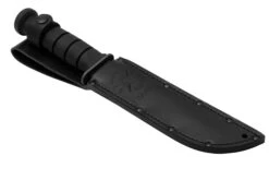 Spartan KA-BAR SB54 CPM MagnaCut, Black, Black Leather Sheath, Couteau Fixe -Nitecore Soldes Boutique USSB54BKBKLTBK 06 spartan