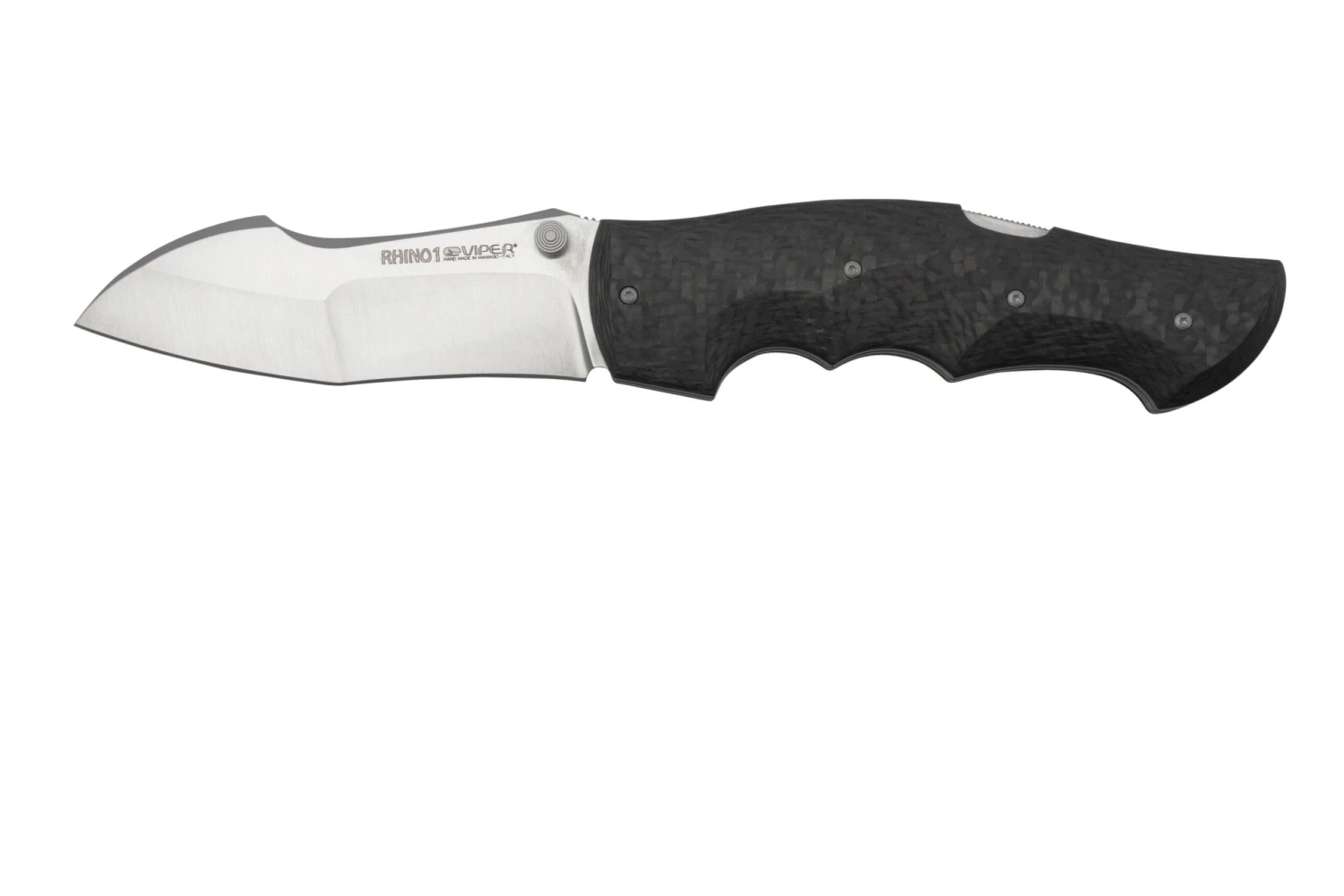 Viper Rhino 1, V5901FC, Satin Elmax, Couteau De Poche Fibre De Carbone, Fabrizio Silvestrelli Design 3 Viper Rhino 1, V5901FC, Satin Elmax, Couteau De Poche Fibre De Carbone, Fabrizio Silvestrelli Design
