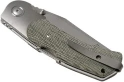 Viper Turn V5986CG Green Canvas Micarta Couteau De Poche, Fabrizio Silvestrelli Design -Nitecore Soldes Boutique VPV5986CG 04 viper