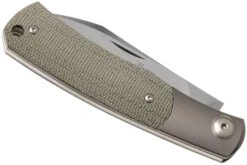 Viper Hug V5992CG Green Canvas Micarta Couteau De Poche, Sacha Thiel Design -Nitecore Soldes Boutique VPV5992CG 04 viper