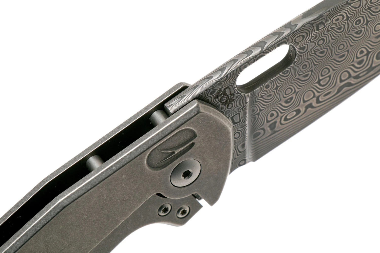 Viper Odino Rose Damascus V5918DSW Titanium Couteau De Poche, Jesper Voxnaes Design 8 Viper Odino Rose Damascus V5918DSW Titanium Couteau De Poche, Jesper Voxnaes Design – Image 6