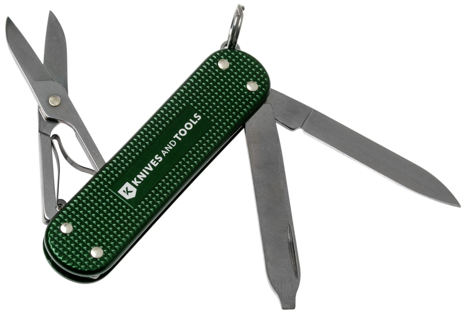 Victorinox Classic Alox Green 0.6221-24R4.KTE1 Knivesandtools Edition, Couteau Suisse 4 Victorinox Classic Alox Green 0.6221-24R4.KTE1 Knivesandtools Edition, Couteau Suisse – Image 2