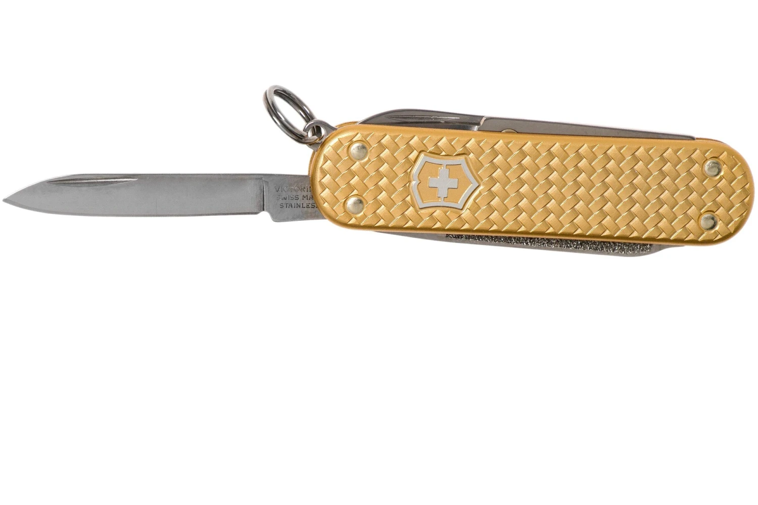 Victorinox Classic SD Precious Alox, Brass Gold 0.6221.408G Couteau Suisse 5 Victorinox Classic SD Precious Alox, Brass Gold 0.6221.408G Couteau Suisse – Image 3