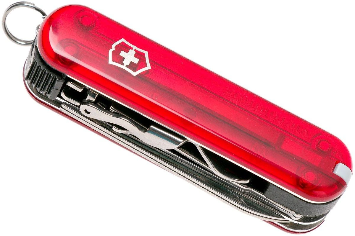 Victorinox Nail Clip 580, Couteau Suisse, Rouge Transparent 9 Victorinox Nail Clip 580, Couteau Suisse, Rouge Transparent – Image 7
