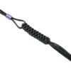 WE Knife A-01B Paracord Lanyard Avec Titanium Bead, Noir