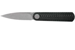 WE Knife Eidolon Drop Point, Integral Carbonfiber WE19074A-C Couteau De Poche, Justin Lundquist Design