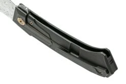 WE Knife Shuddan WE21015-DS1, Black Titanium, Hakkapella Damasteel Couteau De Poche -Nitecore Soldes Boutique WKWE21015 DS1 05 weknife