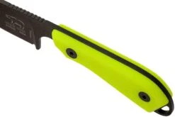 White River Knives M1 Backpacker Pro Yellow G10, Black Ionbond Couteau Fixe, étui Kydex -Nitecore Soldes Boutique WRBP PRO CBI THV 05 white river knives