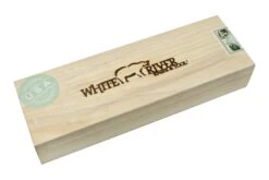 White River Camp Cleaver WRCC55-BNA Natural Burlap Micarta, Couteau De Camping -Nitecore Soldes Boutique WRCC55 BNA 09 whiteriver
