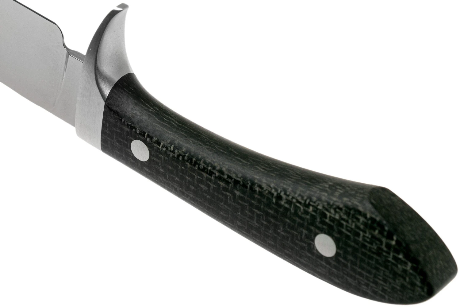 White River Knives Sendero Classic Couteau De Chasse Black Burlap Micarta, Jerry Fisk Design 6 White River Knives Sendero Classic Couteau De Chasse Black Burlap Micarta, Jerry Fisk Design – Image 4