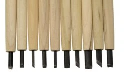 Yoshiharu W-10 Mitomoto Couteaux à Bois Japonais, Set De 10 Avec étui En Tissu 8 Yoshiharu W-10 Mitomoto Couteaux à Bois Japonais, Set De 10 Avec étui En Tissu -Nitecore Soldes Boutique YSH 016 03 yoshiharu