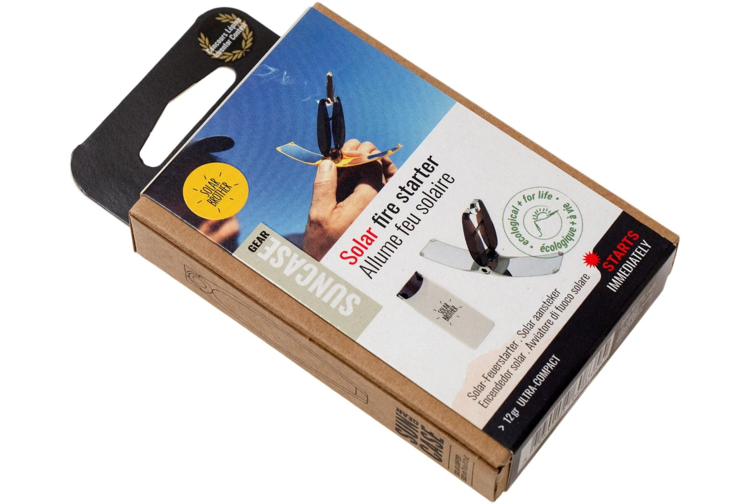 Solar Brother Suncase V2 Allume-feu Solaire, Blanc 5 Solar Brother Suncase V2 Allume-feu Solaire, Blanc – Image 3