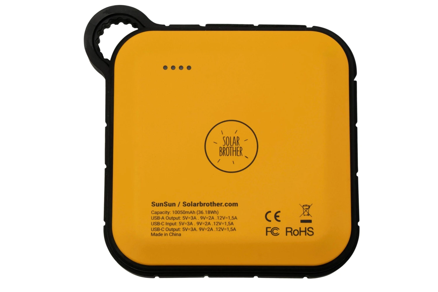 Solar Brother SunSun Powerbank Et Lampe, 10.050 MAh, 200 Lumens 5 Solar Brother SunSun Powerbank Et Lampe, 10.050 MAh, 200 Lumens – Image 3