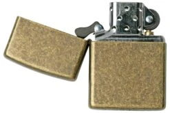 Zippo Flat Bottom Antique Brass 60001567 Bronze, Briquet 7 Zippo Flat Bottom Antique Brass 60001567 Bronze, Briquet -Nitecore Soldes Boutique ZP201FB 000120 03 zippo
