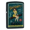 Zippo Cigar Girl Design Matte Black 218-076647, Briquet -Nitecore Soldes Boutique ZP218 076647 01 zippo
