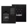 Zippo Tactical Black Pouch And Black Crackle Windproof 49402-000002, Set Cadeau Briquet